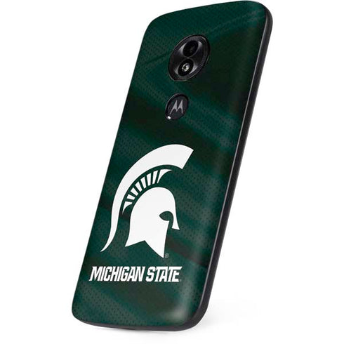 Michigan State University Away Grey Jersey Moto E5 Play Skin
